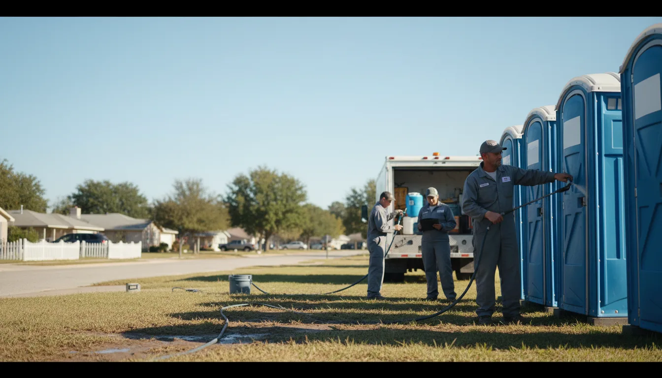 Long-Term Portable Toilet Rental in Dallas City, IL near me